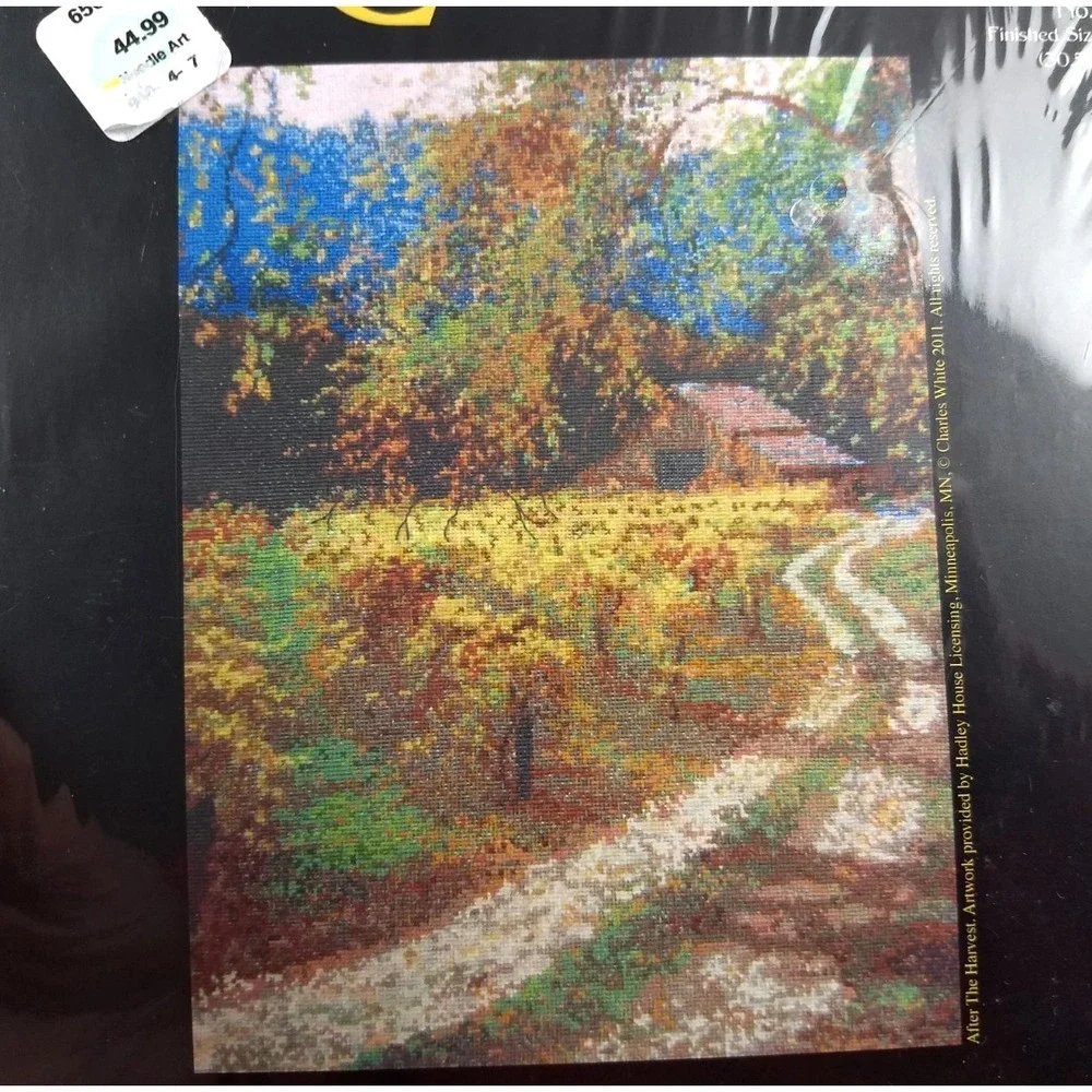 Candamar Designs Gold Collection Counted Cross Stitch Kit After The‎ Harvest NEW